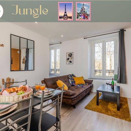 Jungle - Magnifique Appartement Avec Parking Prive - Paris-Disney & Cdg A 25 Minutes Pomponne Buitenkant foto